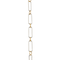 36" Silver & Gold Paper Link Chain by Bead Landing™